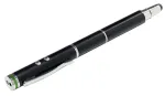 Leitz Stylus 4-in-1 ra&scaron;iklis su lazeriu ir žibintuvėliu, universalus, juodas