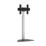 Grindinis stovas Techly televizoriams nuo 32 iki 65 colių, 165,1 cm (65 inch), 400 x 200 mm, 600 x 400 mm, 90&deg;, aliuminis, juoda, sidabrinė