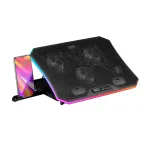 Mars Gaming MNBC6, au&scaron;inimo stovas + stovas XL 19'' ARGB, 3 ventiliatoriai, mobiliojo telefono stovas