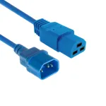 ACT Powercord C14 į C21 IEC60320 mėlynas 2 m, 250 V 10 A