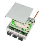 Teleg&auml;rtner STX H82050K0005 DIN bėgelio &scaron;viesolaidžio paskirstymo dėžė, 12x LC MM, &scaron;viesiai pilka RAL 7035