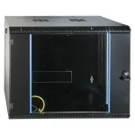 EFB-ELEKTRONIK 19 inch Sieninis spintos korpusas 9U, fiksuotas, vientisas, RAL 9005, gylis 450 mm (691709VTS.45)
