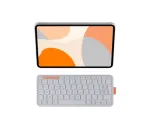 Logitech Flip Folio klaviatūra ir dėklas &ndash; pilno dydžio, belaidė, Bluetooth 5.1 LE, AZERTY, prancūzi&scaron;ka, &scaron;viesiai pilka, skirta Apple 10,9 colių iPad Air (5 kartos)