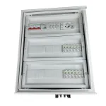 EMITER EM-854N DCAC hermetinis IP66 saulės PV sujungimo skydas su DC ir AC vir&scaron;įtampių ribotuvais, 5 eilučių įėjimais, 5 MPPT, 100A 3 fazių