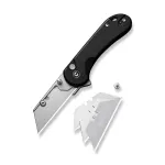CIVIVI Elementum Utility Aluminum Black Knife D2