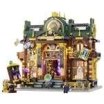 &bdquo;Lumibricks Steampunk Time Rift Library&ldquo; &ndash; DIY miniatiūrinė knygų ni&scaron;os konstrukcija