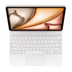 Apple Magic Keyboard, skirta Apple iPad Air 13 (M2/M3), balta, Smart Connector, &scaron;veicari&scaron;ka klaviatūros i&scaron;dėstymas