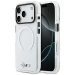 BMW M IML Shockproof Metal Logos MagSafe Case, skirta iPhone 17 Pro, permatoma