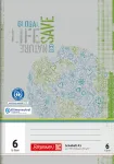 Brunnen School Notebook Recycling Lineatur 6 Blank Without Margin A4