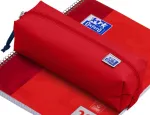 Oxford Pencil Case Rectangular Large Red Recycled Polyester