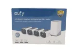eufy eufyCam S330 4+1 komplektas 4K UHD saulės energija varoma apsaugos kamerų sistema su HomeBase 3