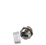 EFB Elektronik USB 3.0 IP67 Feed-Through Coupling, Type A Female / Type A Female, Service Port
