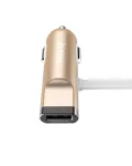Hoco Universal UCL01 Multifunction Apple + Micro USB laidas, auksinis, 1 m