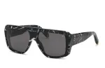 PHILIPP PLEIN vyri&scaron;ki akiniai nuo saulės SPP074640Z212 Pilot Black/Grey 64/15/145 mm