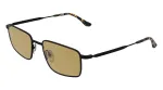 LACOSTE L277S-5519002 Vyri&scaron;ki stačiakampiai akiniai nuo saulės &ndash; juodas acetatinis rėmas, pilki polikarbonatiniai lę&scaron;iai, UV400 apsauga