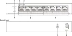 Hikvision DS-3E0508P-O 8 prievadų, 4 PoE nevaldomas tinklo jungiklis