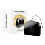 Elektros relė Fibaro FIBEFGS-223 Black &ndash; 230 V AC, 10 A, IP20, 42&times;38&times;20 mm