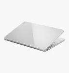 UNIQ Vero Hard Shell Case, skirta MacBook Pro 13 colių (M1/M2, 2020&ndash;2022) &ndash; permatoma