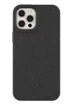 Eco Apple iPhone 12 Pro Max Silikono Dangtelis Telefono Korpuso Dėklas Juodas