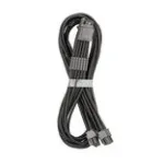 CableMod C-Series Pro ModMesh 16 kontaktų į 2&times;8 kontaktų pintas kabelis Corsair Type 4 ir 3 maitinimo &scaron;altiniams, 60 cm, juodas