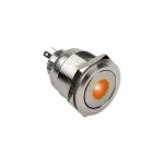 DimasTech vandalizmui atsparus mygtukas 25 mm Silverline Dot RGB PD216