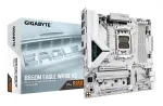 GIGABYTE B850M EAGLE WIFI6E ICE pagrindinė plok&scaron;tė &ndash; AMD Ryzen 9000 serijos procesoriams, 8+2+2 fazių skaitmeninis VRM, iki 8200MHz DDR5 (OC), 1xPCIe 5.0 + 1xPCIe 4.0 M.2, Wi-Fi 6E, 2.5 GbE LAN, USB 3.2 Gen 2