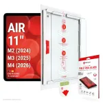DISPLEX Tablet Real Glass ekrano apsauginis stiklas, skirtas iPad Air 11 colių (2024/2025/2026) &ndash; grūdintas stiklas, 9H, HD Clear