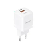 DUDAO A13Pro EU GaN 33W PPS USB-C/USB sieninis įkroviklis - baltas