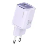 USAMS CC251 30W GaN USB-C greitasis įkroviklis HC Series violetinis
