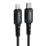 ACEFAST C4-01 USB-C į Lightning PD 30W laidas, 1,8 m, juodas