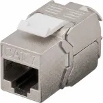 Tinklo jungtis DSIT CAT7 STP Keystone, montuojama be įrankių (DS-KC-STP7-TL)