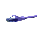 DSIT CAT6a tinklo laidas 100% varis - U/UTP - 0,15 m - violetinis (DC-U6A8-001)