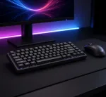 Dark Project ALU81A Terra Nova G3MS Moonstone mechaninė klaviatūra, US ANSI, juoda