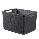 CURVER Jutos pintinė Jute L 20L 36x28x23cm Tamsiai pilka