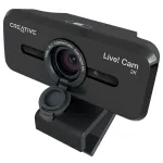 Creative Live! Cam Sync V3 2K QHD internetinė kamera su dviem mikrofonais ir privatumo sklende, juoda
