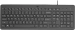 HP 150 Laidinė Klaviatūra Turkish Q USB Juoda 664R5AA#AB8