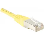 Exertis Connect 853353 Cat.6 F/UTP komutacinis kabelis, 50 m, geltonas, su plonu apsauginiu įlinkio elementu