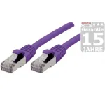 EXERTIS CONNECT Cat 6a SFTP komutacinis kabelis RJ45 į RJ45, 1,5 m, violetinės spalvos, be halogenų 858517