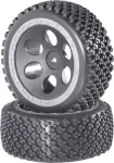 Reely 1:10 Buggy komplektiniai ratai Rally Hole-Design pilki 4 vnt. (RE-6549729)