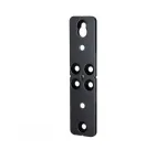 B-TECH SYSTEM X bėgių tvirtinimo laikiklis BT8390 - 5 mm nuo sienos, juodas