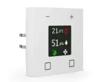 MDT SCN-RTR63S.01 KNX patalpos temperatūros reguliatorius Smart 63, Studio White Glossy