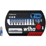 WIHA 41824 &ndash; Bitų rinkinys FlipSelector, 13 dalių mi&scaron;rus, 25 mm, T-Bit (41824)