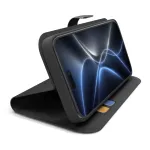 SBS Wallet Smart dėklas su pinigine ir stovu iPhone 18 Pro - juodas