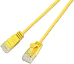 Wirewin SLIM Cat6A 10 Gigabit plonas tinklo kabelis, U/UTP, 3,6mm, geltonas, 5m SLIM-L-UU-K6A 5.0 YE