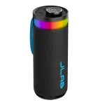 JLab Go Party ne&scaron;iojamas Bluetooth garsiakalbis su 20W galia, IPX6 atsparumas vandeniui, 15 val. baterija, integruotas mikrofonas, ap&scaron;vietimo režimai, juodas