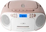 Reflexion RCR2260 ne&scaron;iojamasis CD grotuvas (boombox), balta/rožinė