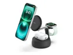 Belaidis įkroviklis Belkin UltraCharge Pro 25W Qi2 3in1 Magnetinis, anglies spalvos