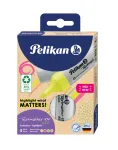 Markeris Pelikan Textmarker 490 eco 4 vnt. Chisel galiukas Žalia Oranžinė Rožinė Geltona