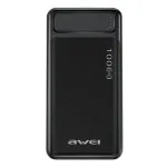 Ne&scaron;iojamas maitinimo blokas Awei P5K 10000mAh su 2xUSB 2.1A - Juodas