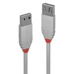Lindy 5m USB 2.0 Type A ilginimo kabelis, Anthra Line, pilka